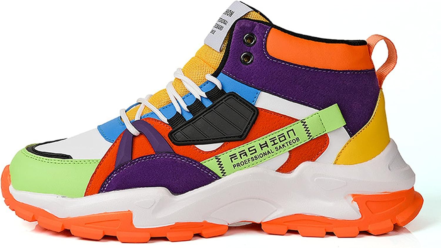 

Мужские модные кроссовки с цветными блоками, повседневные спортивные туфли, массивные кроссовки на платформе Floette, A5