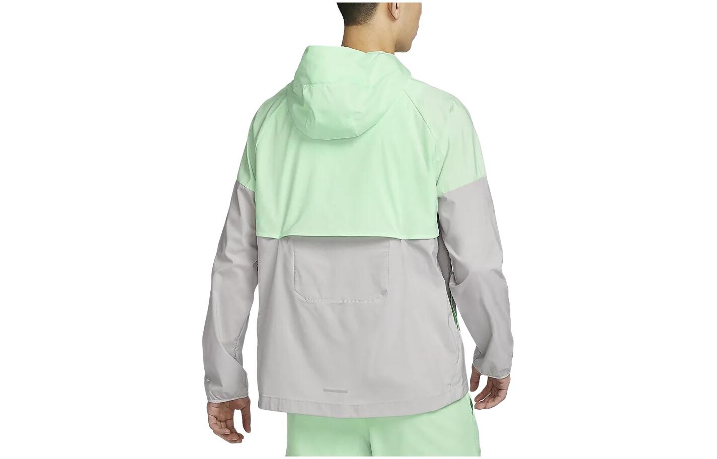 Куртка Nike Windrunner Repel Running, зеленый/серый — фото 2