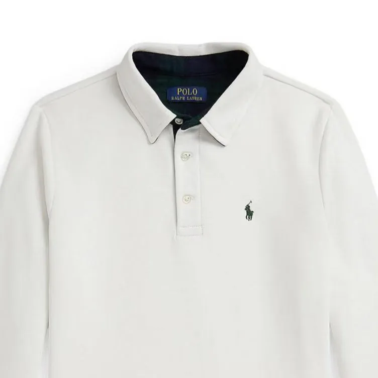 Свитшот FW25 Kids' Polo Ralph Lauren, белый — фото 3