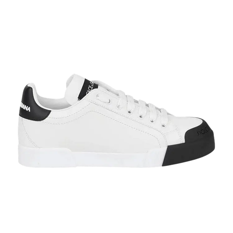 Кроссовки Dolce & Gabbana Dolce & Gabbana Wmns Portofino 'White Black', белый