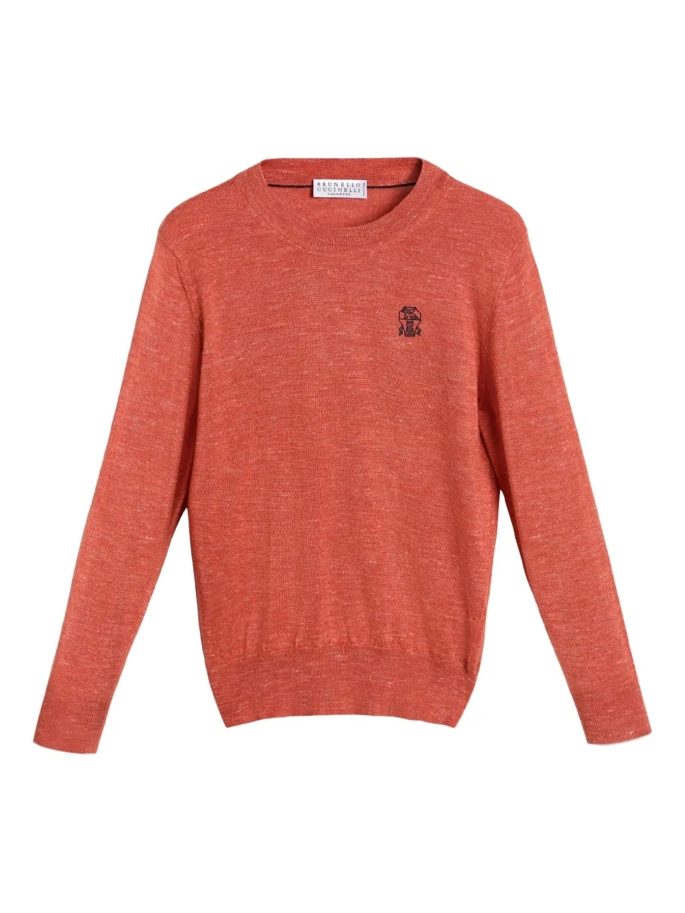 

Футболка из джерси Brunello Cucinelli Kids, оранжевый