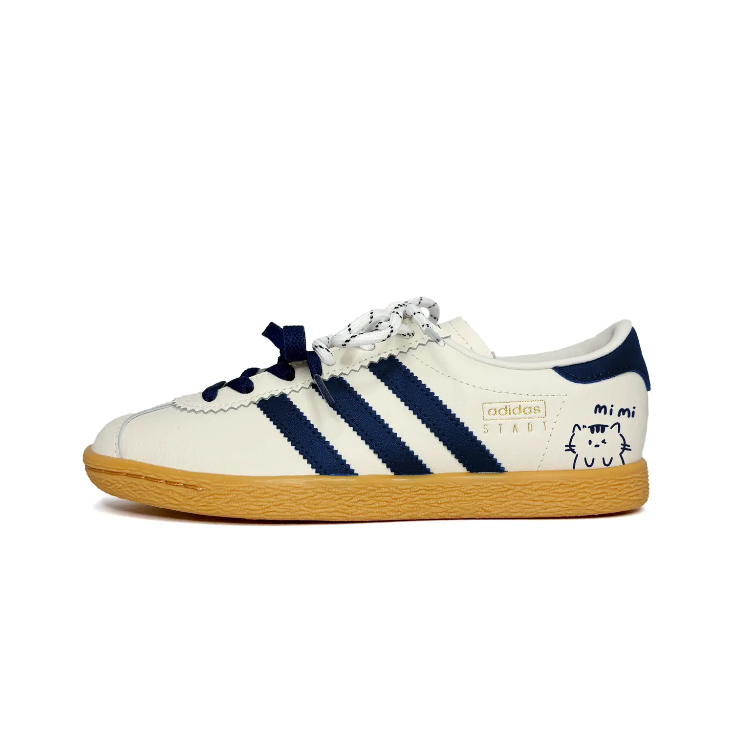 

Adidas Originals Кроссовки Stadt Mimi Abrasion Resistant Low top German Army Trainers Unisex Navy Blue