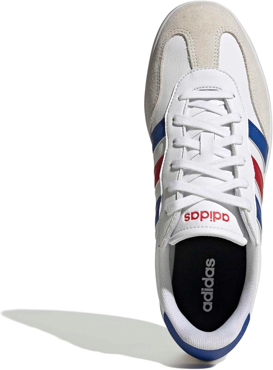 Мужские модные кроссовки Adidas Barreda, белый/синий/алый — фото 2