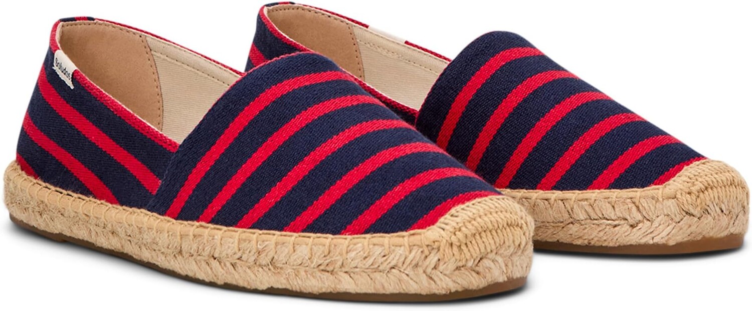 Лоферы Soludos Original Espadrille, цвет Navy/Red