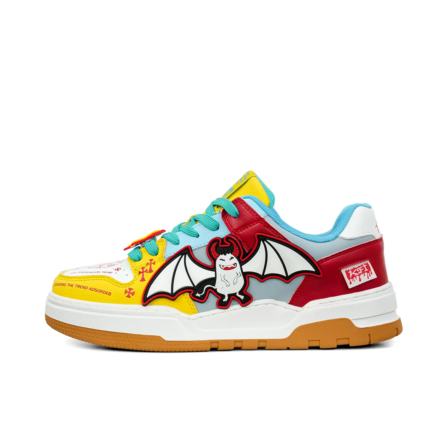 

Кроссовки Foot King/KFT Skateboarding Shoes Unisex Low-top, цвет Crimson Shadow