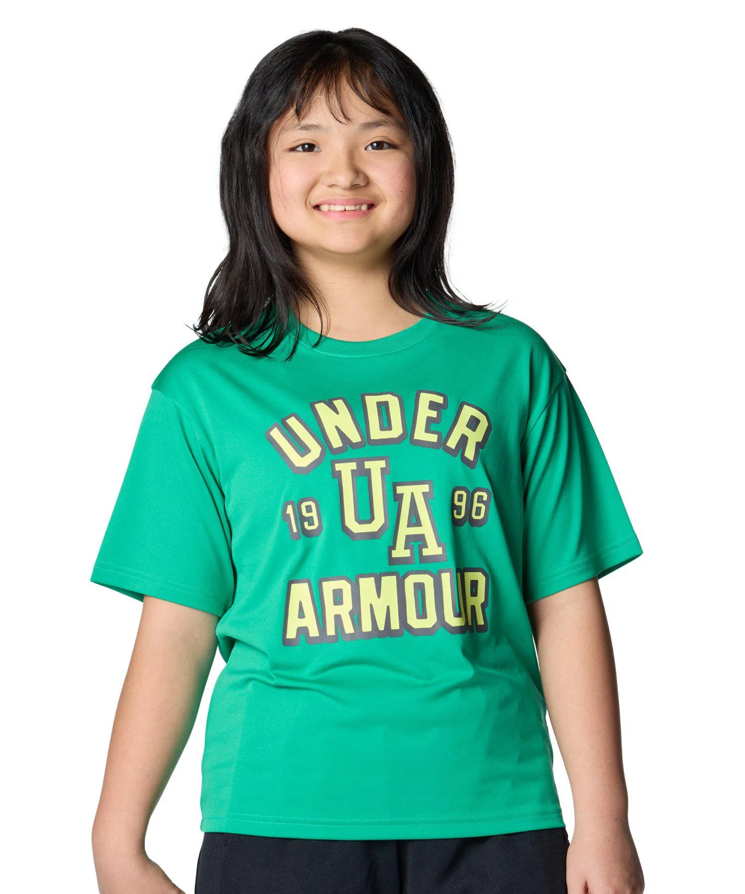 Детская футболка с коротким рукавом UA Tech College UNDER ARMOUR хаки