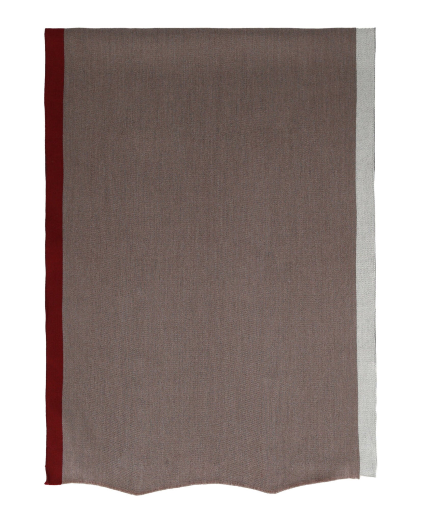 

Шерстяной шарф Pierre D'Estree, цвет taupe burgundy ecru