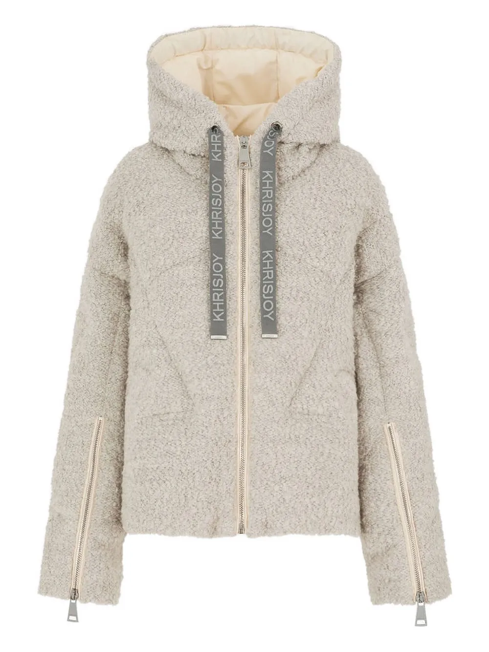 

Иконическая куртка Milano с капюшоном на молнии Khrisjoy, серый