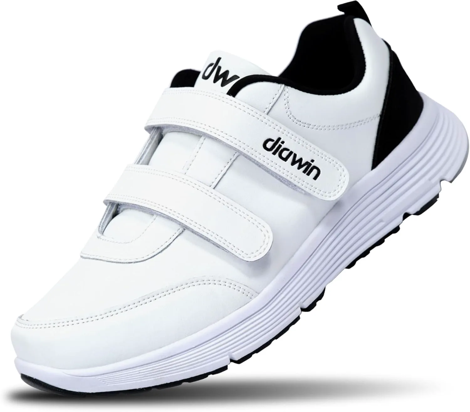 

Diawin Широкие Обувь для Мужчин и Женщин - Кроссовки для Ходьбы с Увеличенной Глубиной и Широким Носком для Отекших Ног, Халюкса, Артрита и Потребностей - Прочная Натуральная Кожа для Комфорта