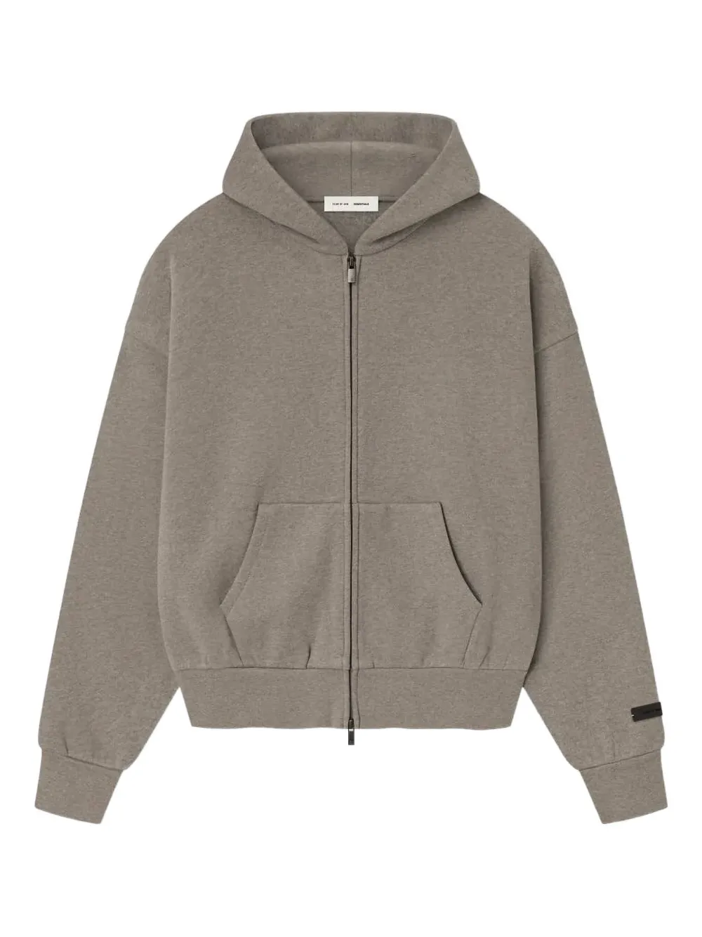

Толстовка на молнии с логотипом FEAR OF GOD ESSENTIALS, серый