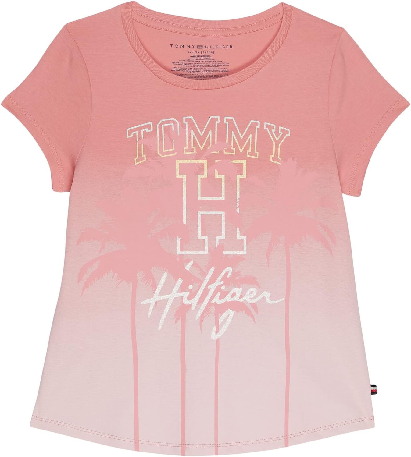 

Футболка Tommy Hilfiger Classic Sunset T-Shirt, цвет Flamingo Plume