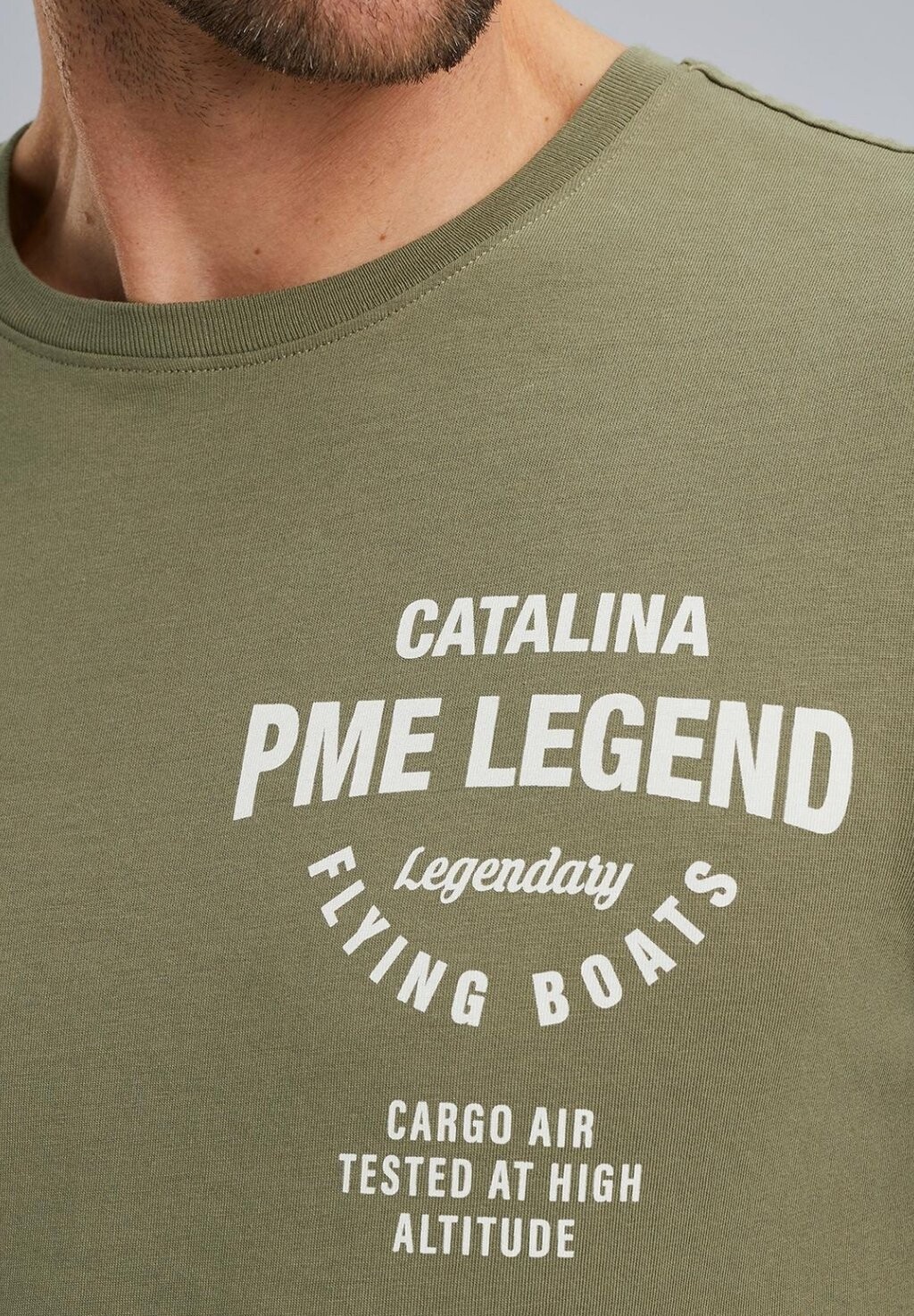 

Принт на футболке PME Legend, насыщенный зеленый лишайник