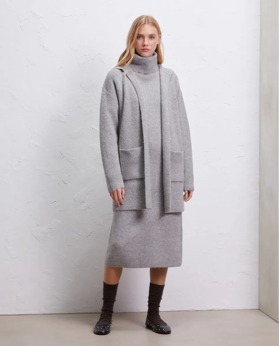 

Женская куртка с капюшоном английской строчки Easy Wear, серый