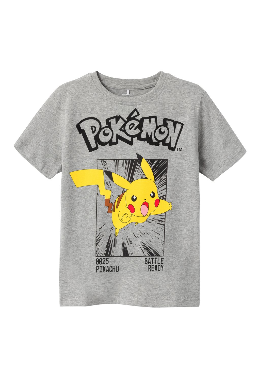 

Футболка с принтом NKMNOISI POKEMON UNISEX Name it, цвет grey melange