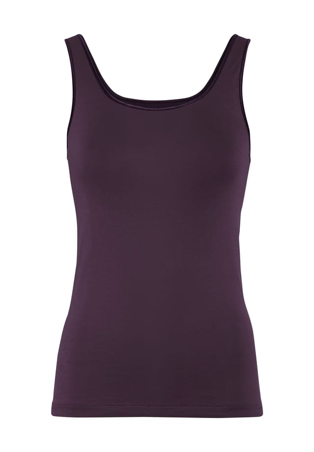 

Топ Emotion облегающий фигуру широкие бретели Mey, цвет 1134 perfect plum