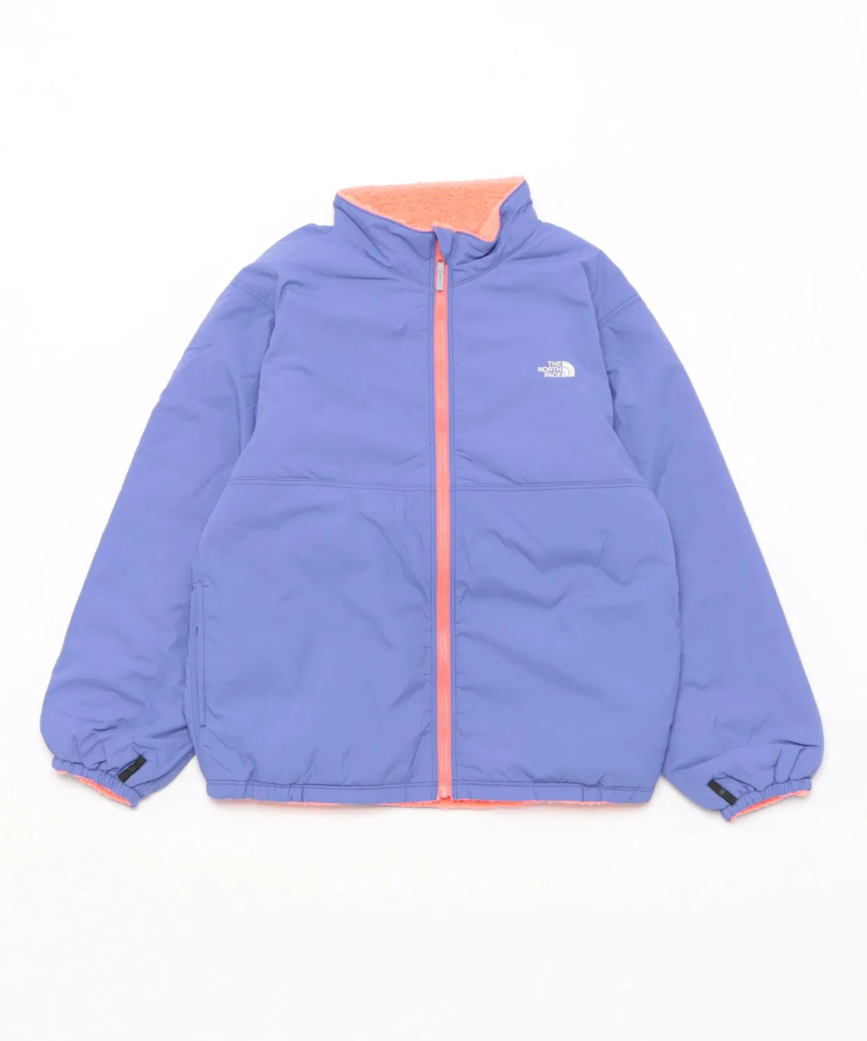 Детская реверсивная куртка THE NORTH FACE с наполнителем, сине-фиолетовая