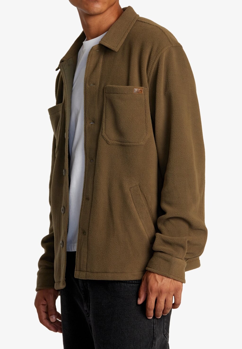 

Флисовая куртка YUKON HI PILE RVCA, коричневый
