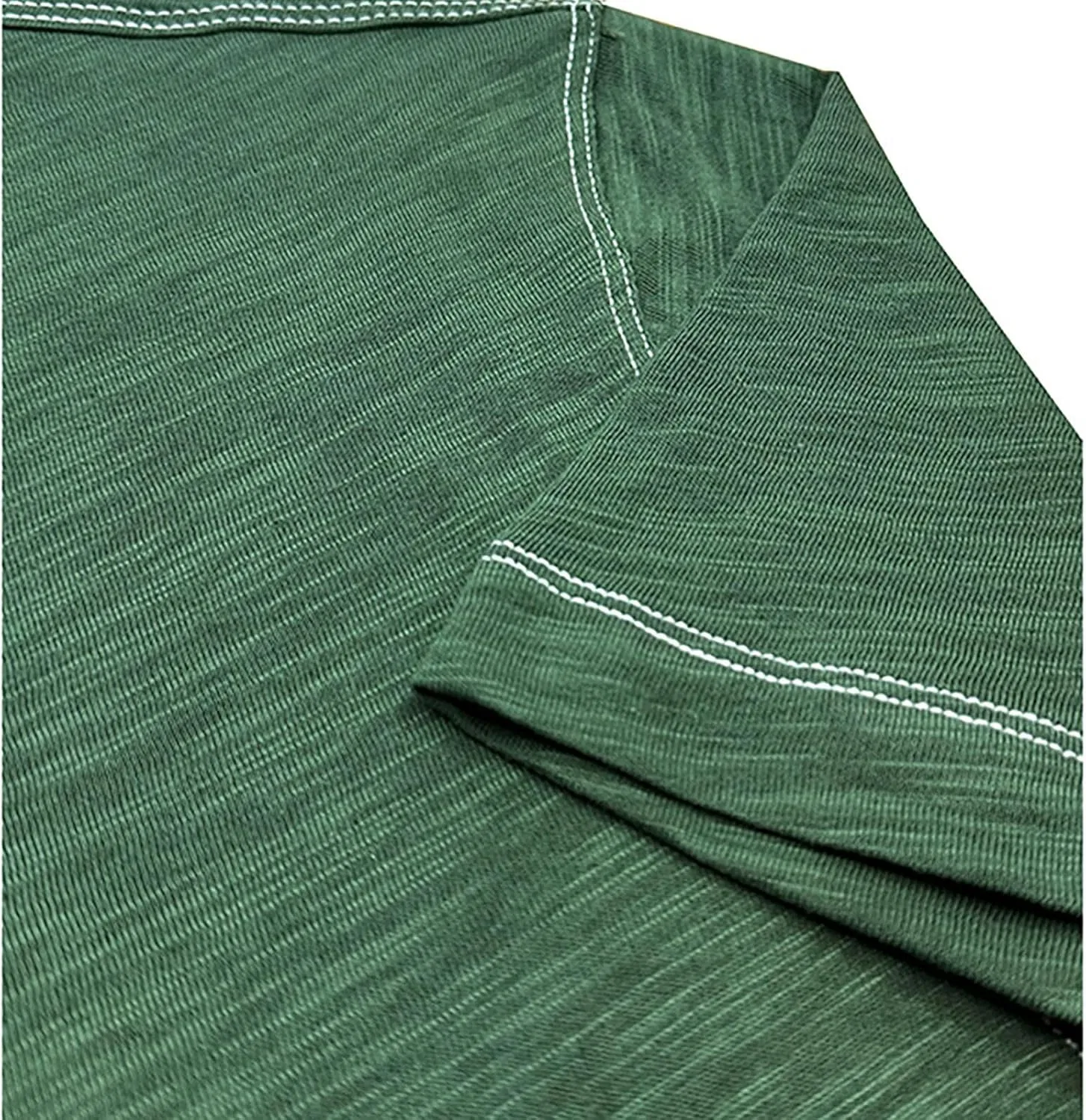 Футболка мужская короткий рукав, дышащая, классическая, повседневная, Green — фото 4