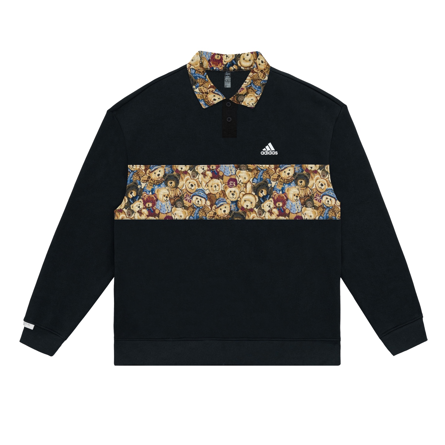 

Поло Unisex Adidas, черный