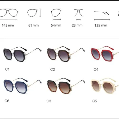 

Солнцезащитные очки для женщин 2027 года, модные квадратные очки с защитой от УФ-излучения UV400, винтажные очки, водительские очки, зеркальные очки MTZJH, C6blue