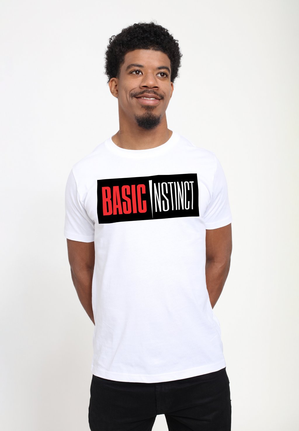 

Футболка с принтом BASIC INSTINCT LOGO Henry Tiger, белый