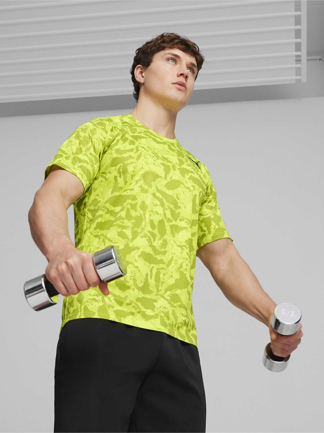 

Футболка Puma FIT Ultrabreathe AOP, зеленый