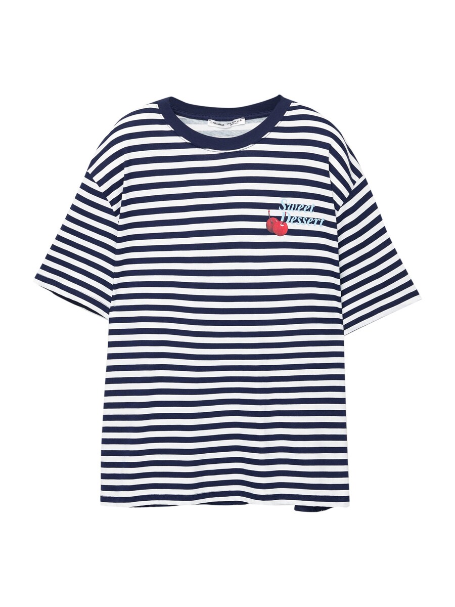 

Футболка Pull&Bear Pull&Bear , Navy/Light blue