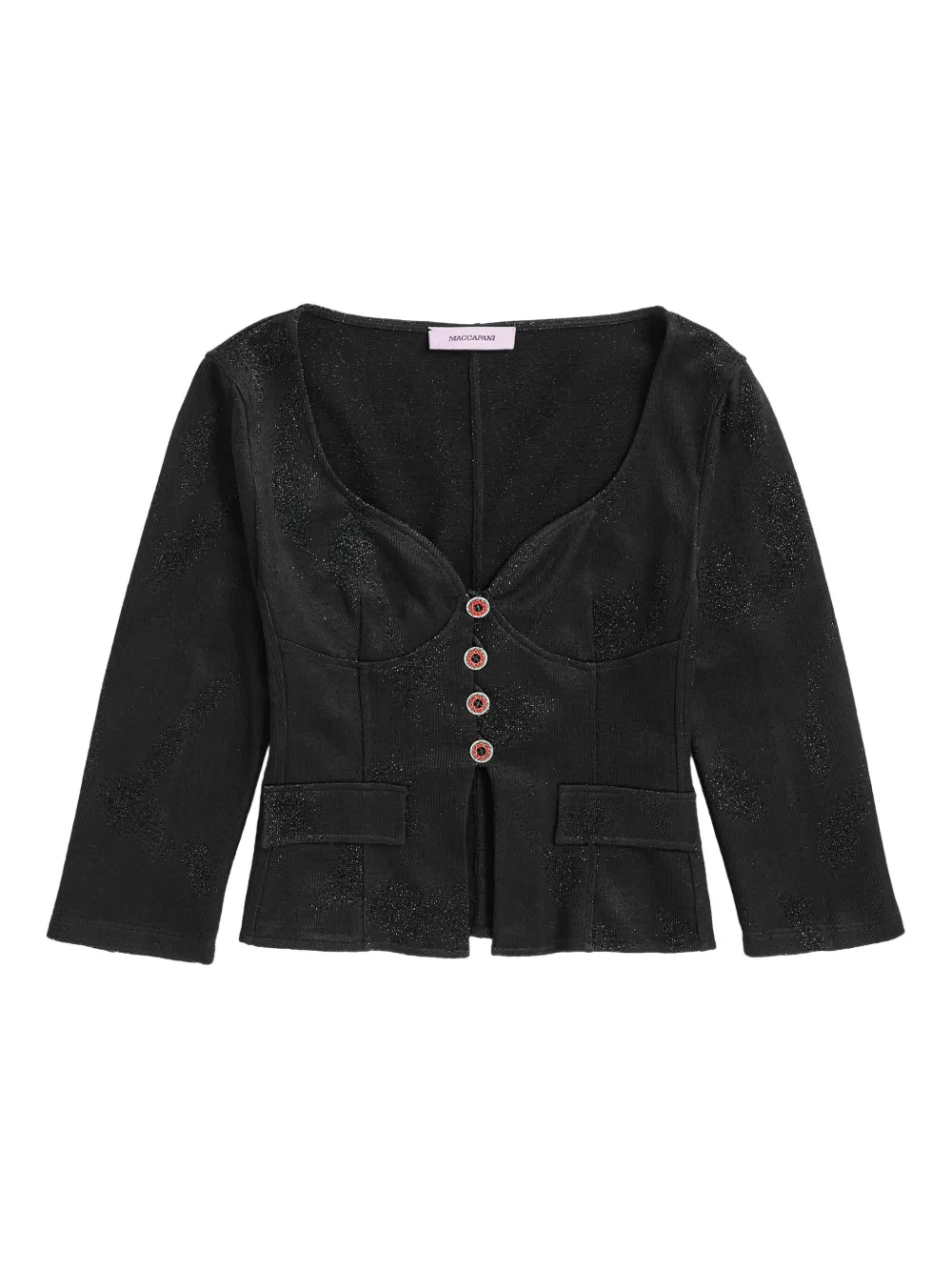 

Структурированный топ Vinnie Maccapani, черный