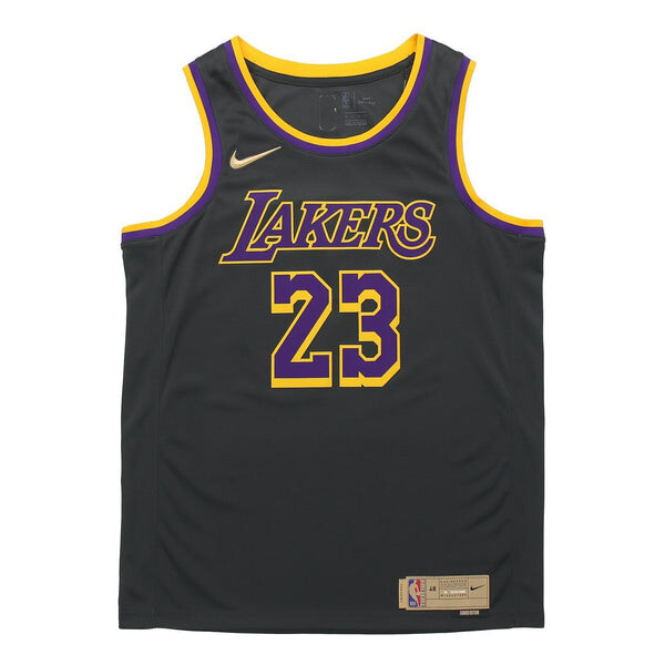 

Майка Nike NBA Basketball Jersey/Vest Version SW Fan Edition Los Angeles Lakers LeBron James No. 23 Black, черный