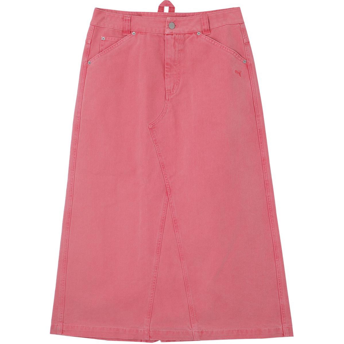 

PUMA Ретро-юбка Casual длинные юбки Women's ярко-оранжевый