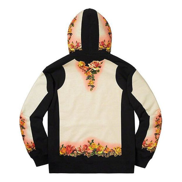 Толстовка x jean paul gaultier floral print hooded sweatshirt 'white black yellow' Supreme, белый — фото 2