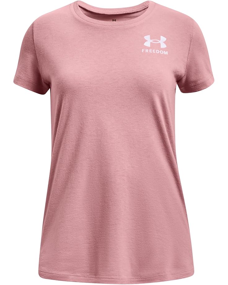 

Толстовка Under Armour Kids Freedom Flag T-Shirt, цвет Pink Elixir/Jet Gray