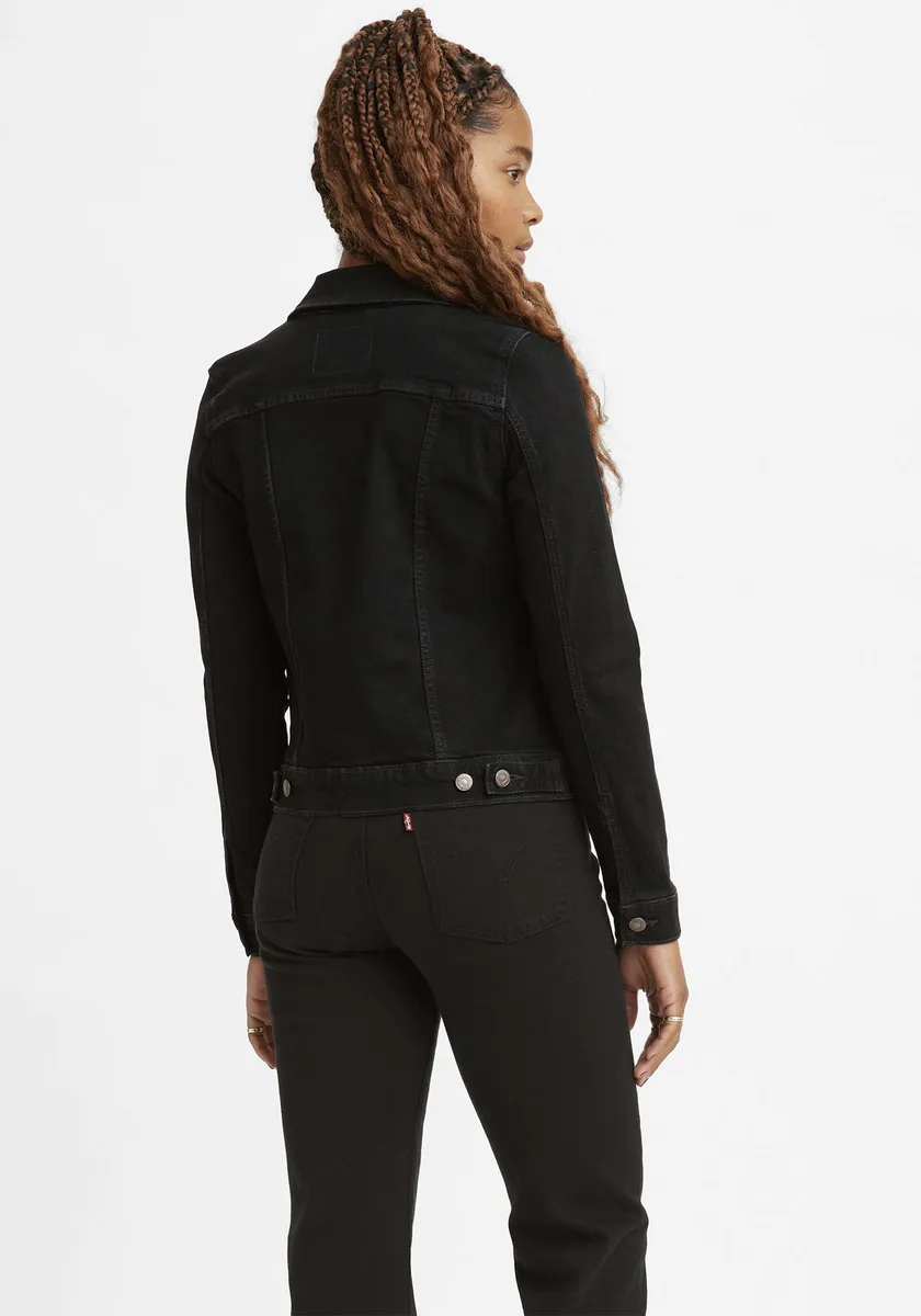 Джинсовая куртка Levi's "Original Trucker", СВЕЖАЯ КОЛЛЕКЦИЯ, цвет Black Air — фото 2