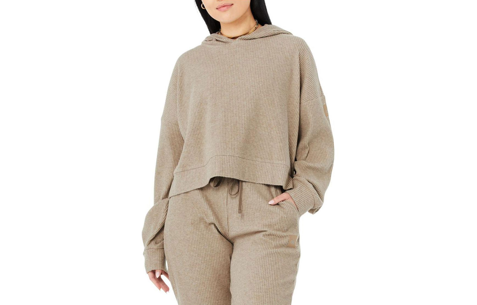 

Свитшот женский Alo Yoga, Gravel Heather