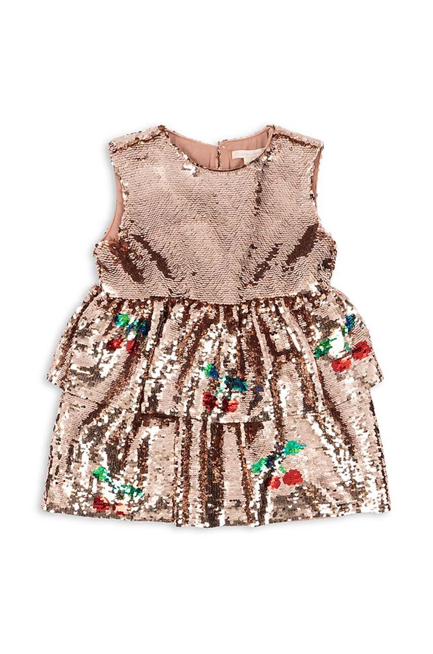 

Платье для маленькой девочки Konges Sløjd LULU DRESS, бежевый