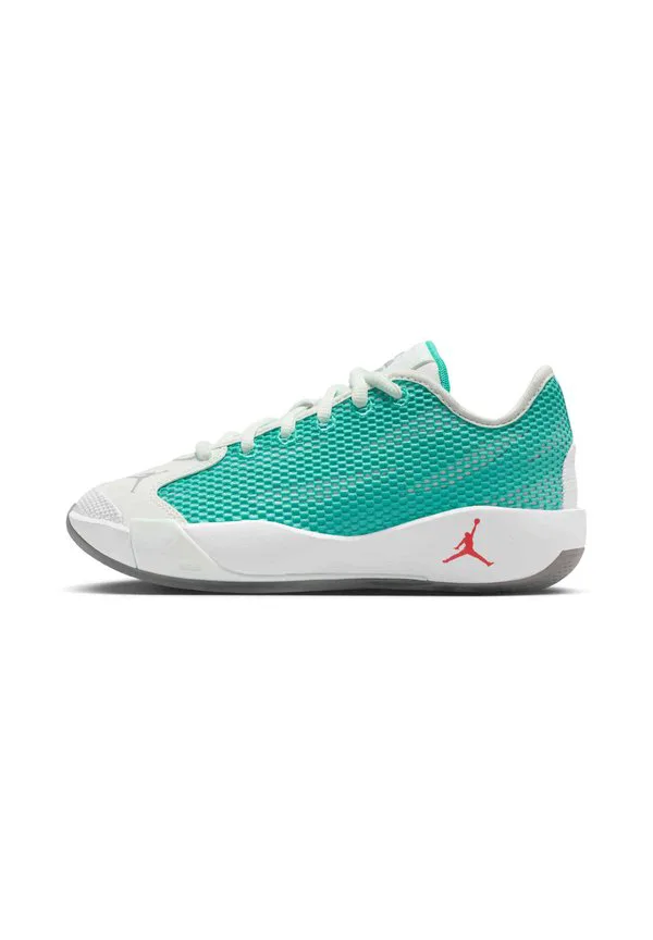 Старые баскетбольные кроссовки luka 77 love letter Jordan, Barely Green Washed Teal Chile Red Barely Green