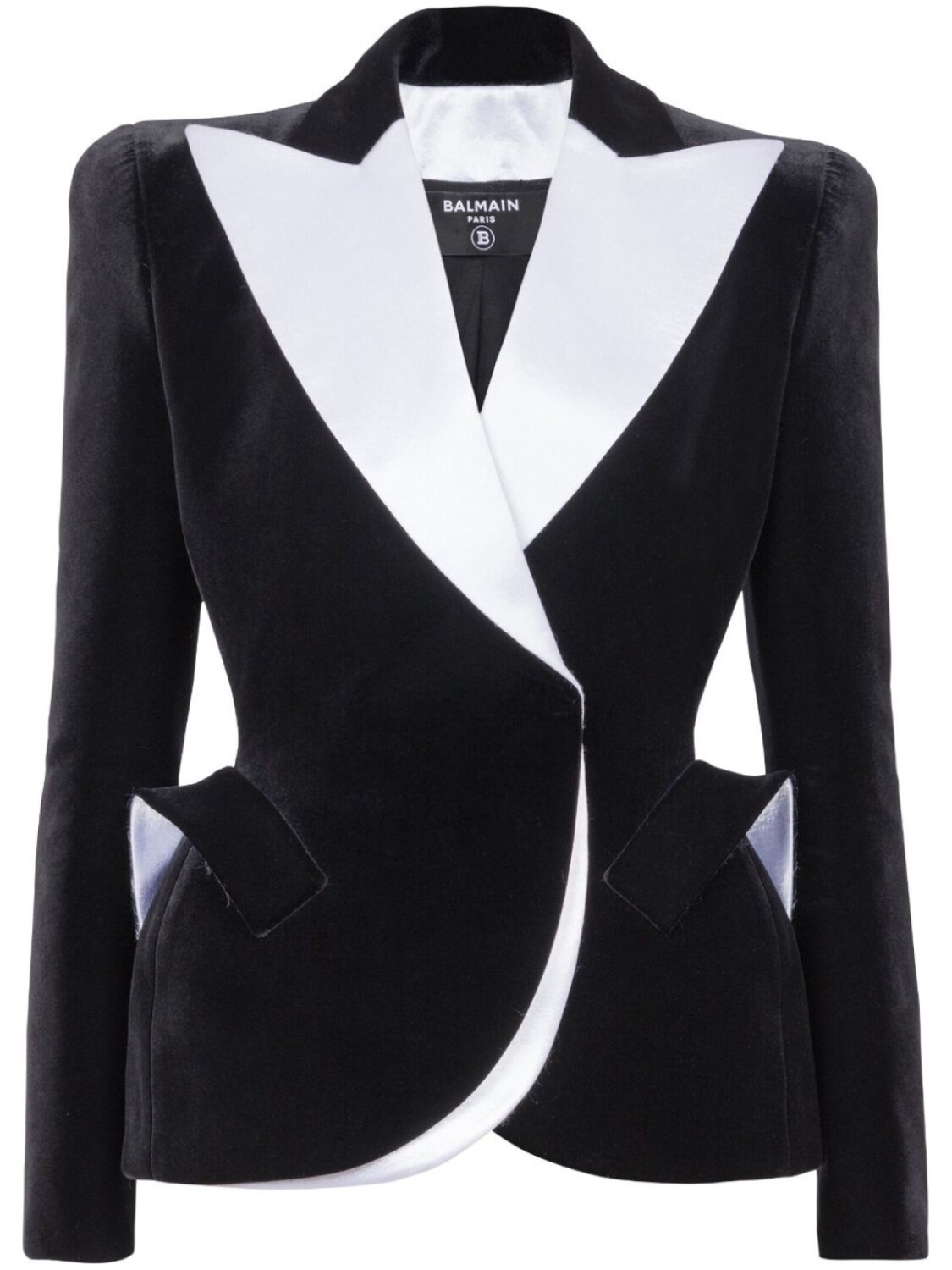 

Balmain бархатный пиджак, черный