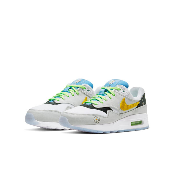 Кроссовки air max 1 Nike, серый — фото 3
