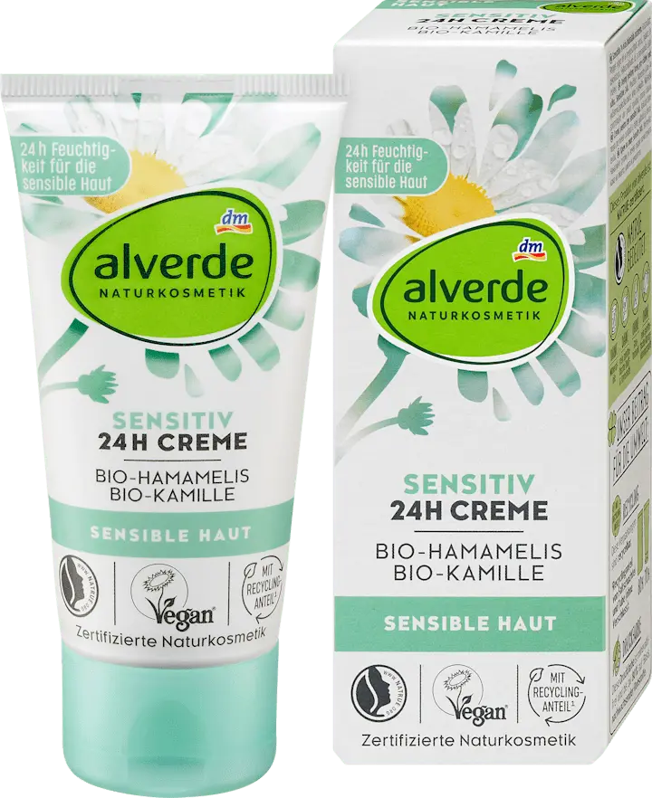

Дневной крем alverde NATURKOSMETIK Sensitiv 24h Creme, 50 ml