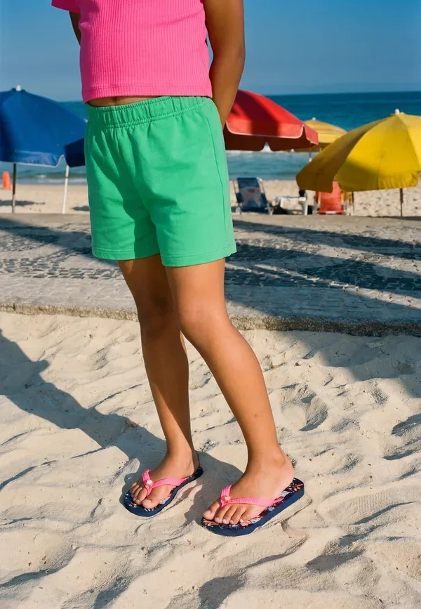 Детские сандалии с Т-образным ремешком Havaianas, темно-синий розовый — фото 3