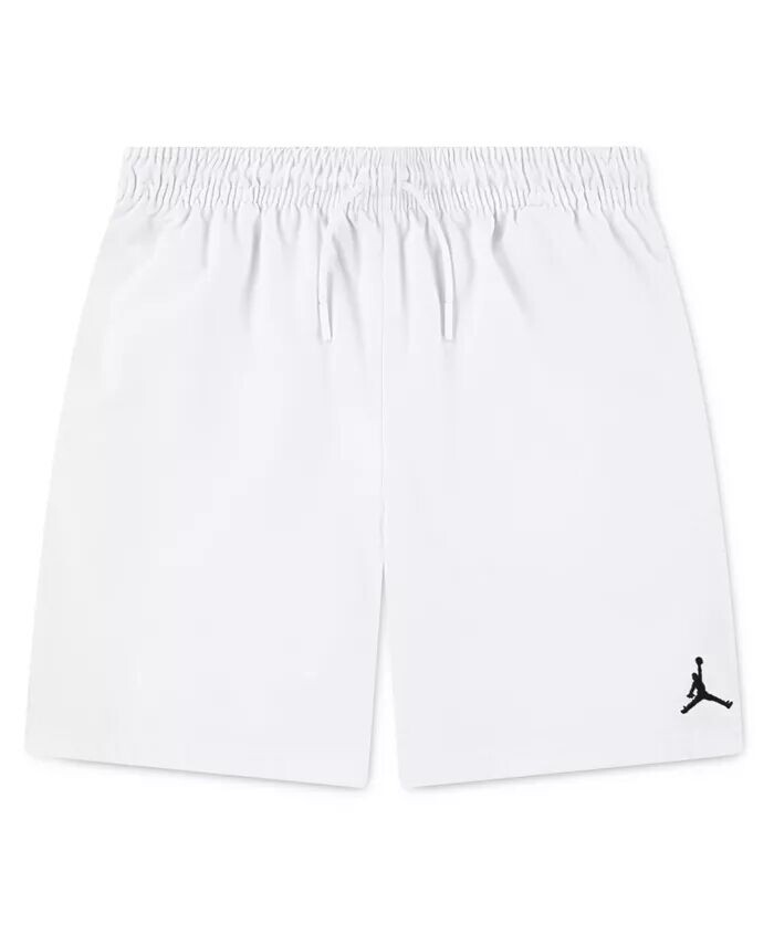 

Тканые шорты Jumpman для больших мальчиков Jordan, белый