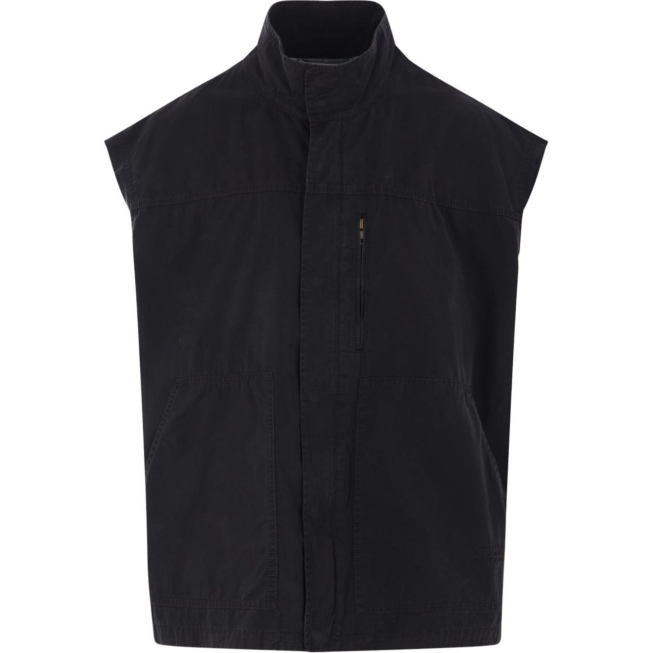 

MM6 Maison Margiela Двухцветный жилет, Black