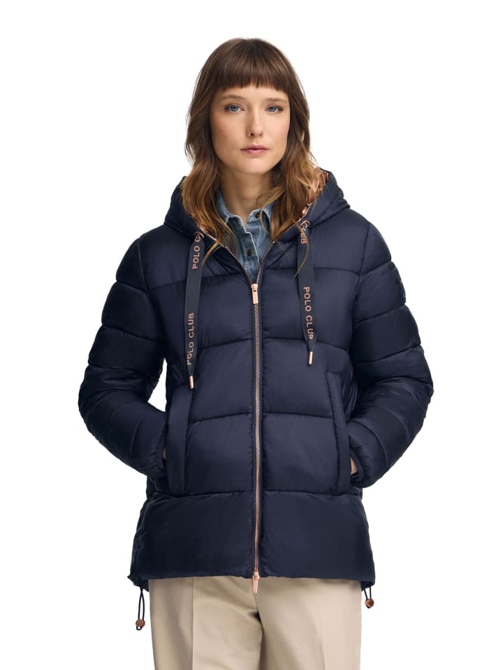 

Стеганая куртка темно-синего цвета Polo Club