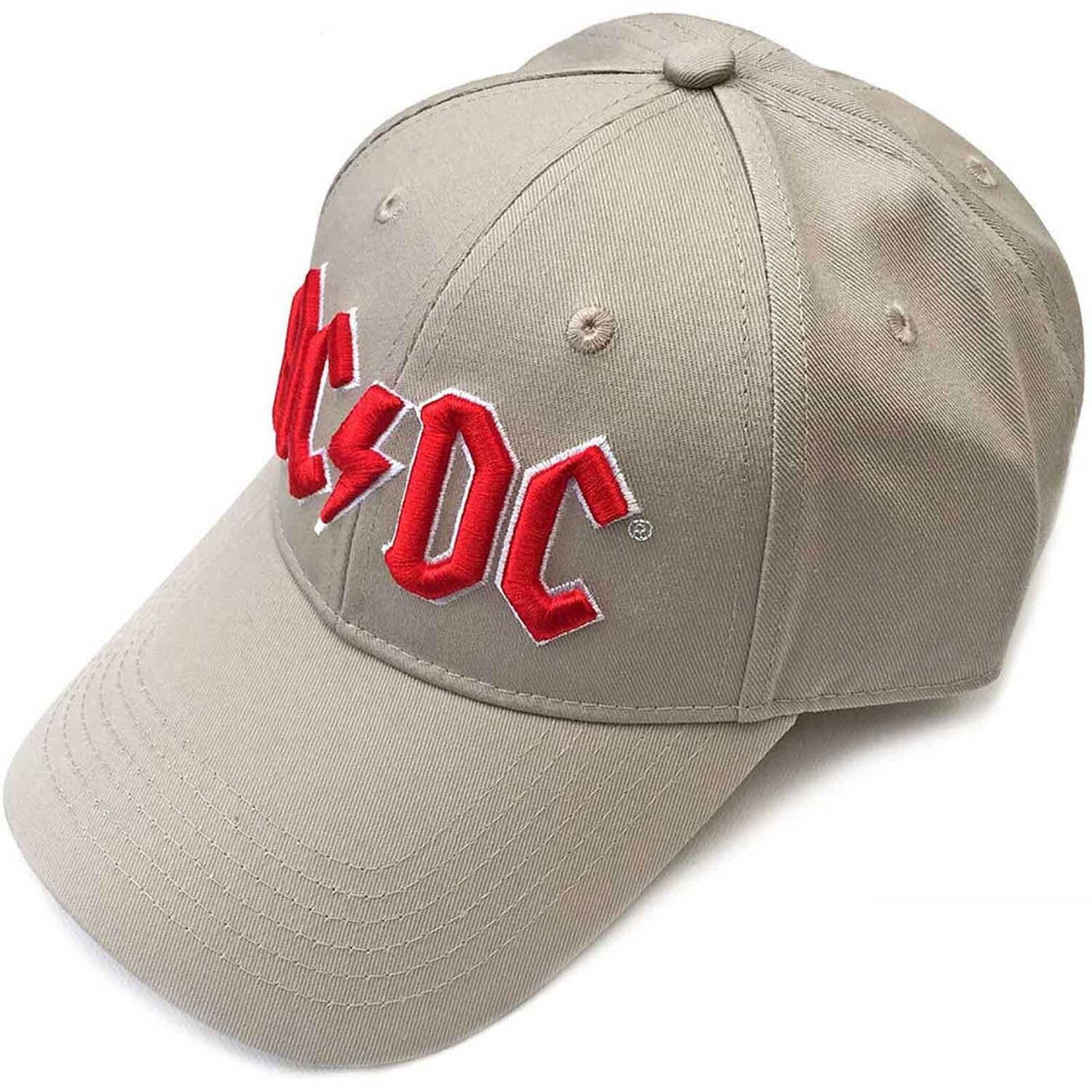 

Бейсбольная кепка с логотипом на ремешке на спине напряжения Band AC/DC, коричневый