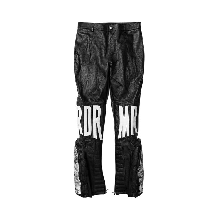 

Брюки Who Decides War MRDR Leather Pant, черный