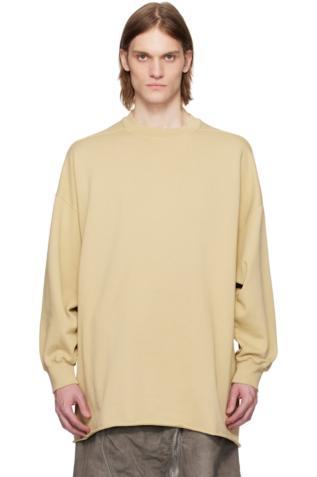 

Свитшот Hollywood Tommy LS Rick Owens Drkshdw, цвет parchment