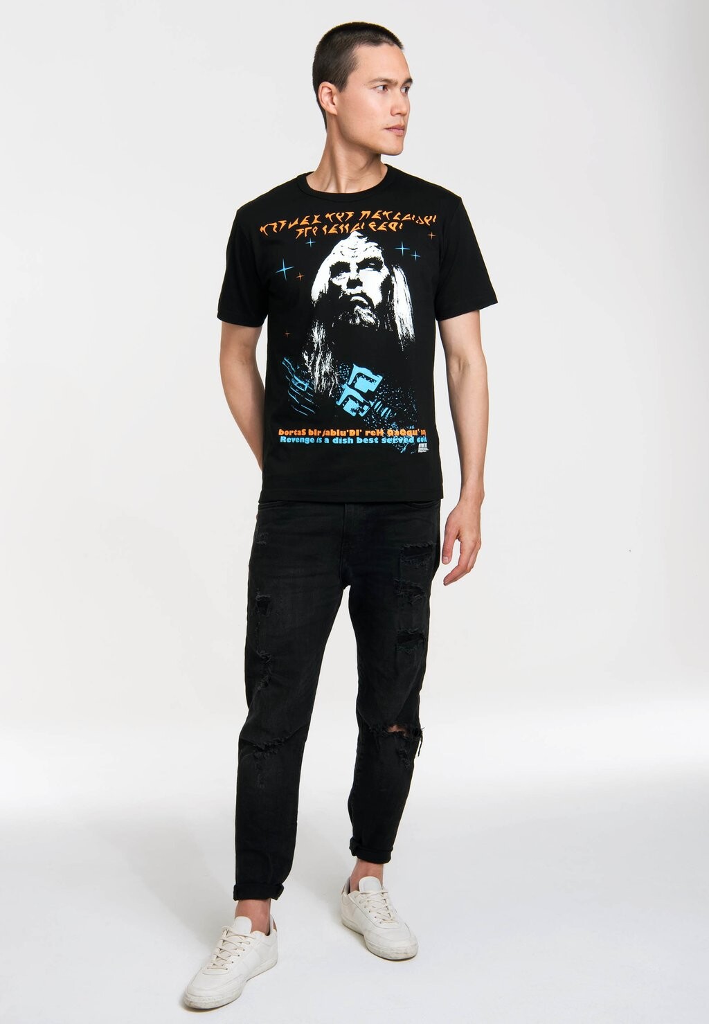 

Футболка с принтом STAR TREK KLINGON REVENGE LOGOSHIRT, черный