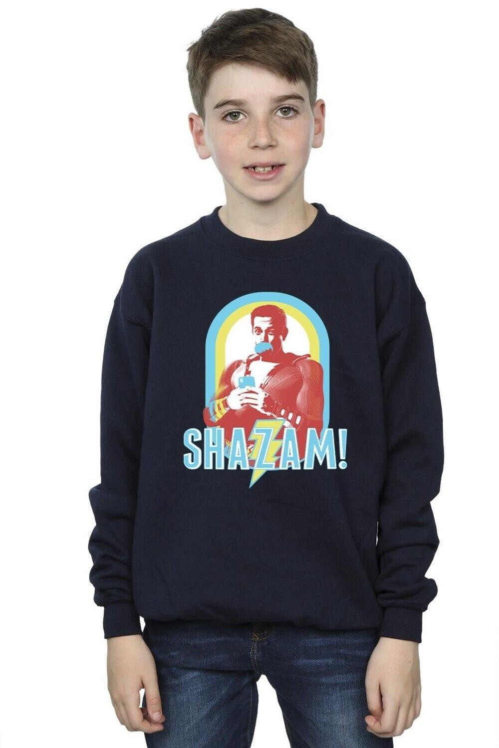 

Толстовка Shazam Buble Gum Frame DC Comics, темно-синий