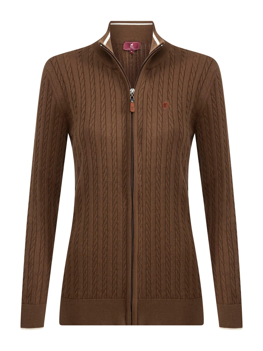 

Вязаный кардиган Williot, цвет Brown/Auburn