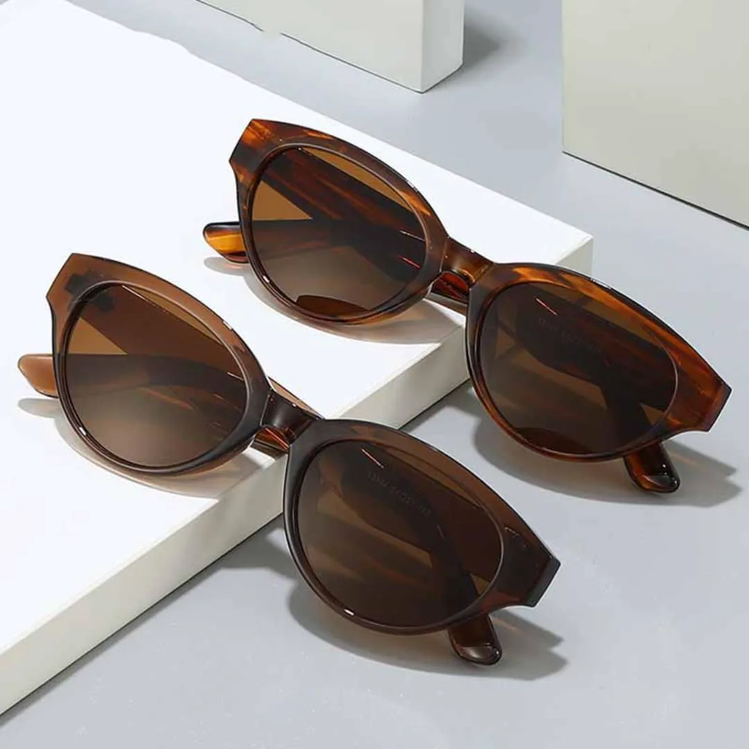 

Солнцезащитные очки с защитой UV400 | Линзы цвета «кошачий глаз» | Для женщин и мужчин, для занятий спортом на открытом воздухе и вождения DSVIGF, Black Blue